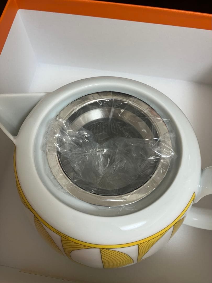 ソレイユ ドゥ エルメス ティーポット　シュガーポット　ティーカップセット