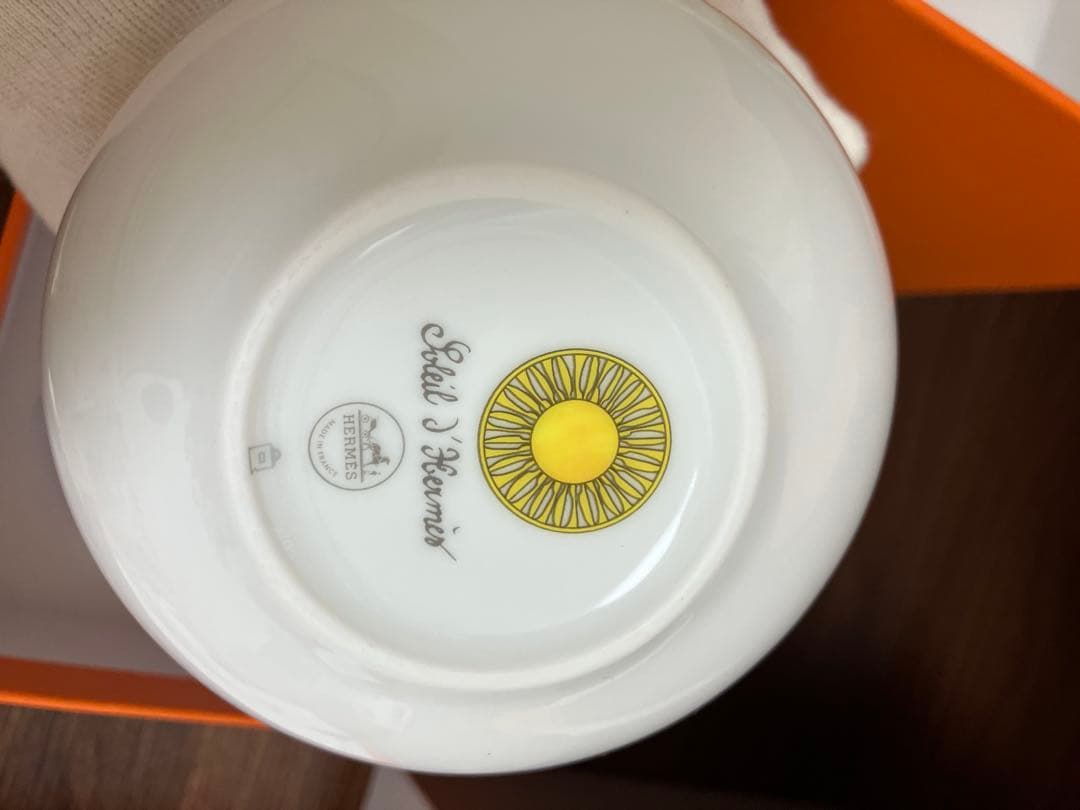 ソレイユ ドゥ エルメス ティーポット　シュガーポット　ティーカップセット