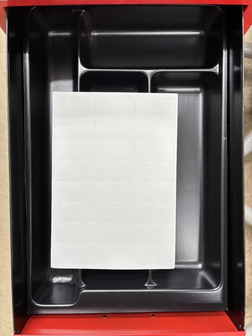 t*i様 BISLEY ビスレー A4 キャビネット 引き出し6段 赤 ペントレ