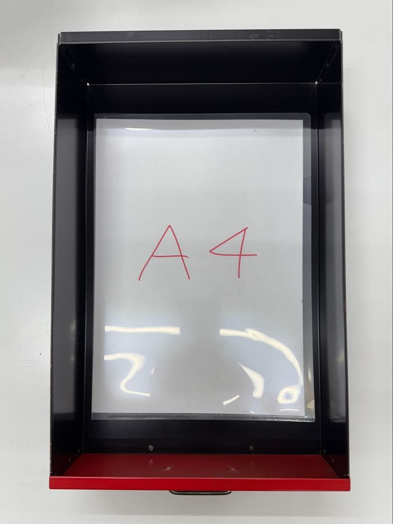 t*i様 BISLEY ビスレー A4 キャビネット 引き出し6段 赤 ペントレ