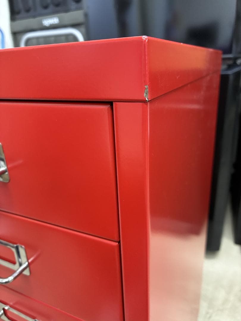 t*i様 BISLEY ビスレー A4 キャビネット 引き出し6段 赤 ペントレ