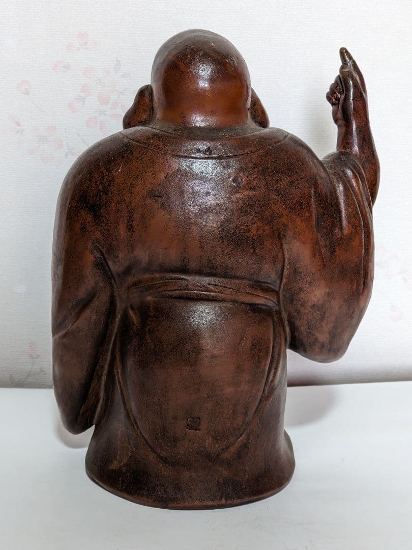 ♢希少！三田青磁 布袋 置物 七福神 江戸時代 古玩 古美術 美術品 骨董品