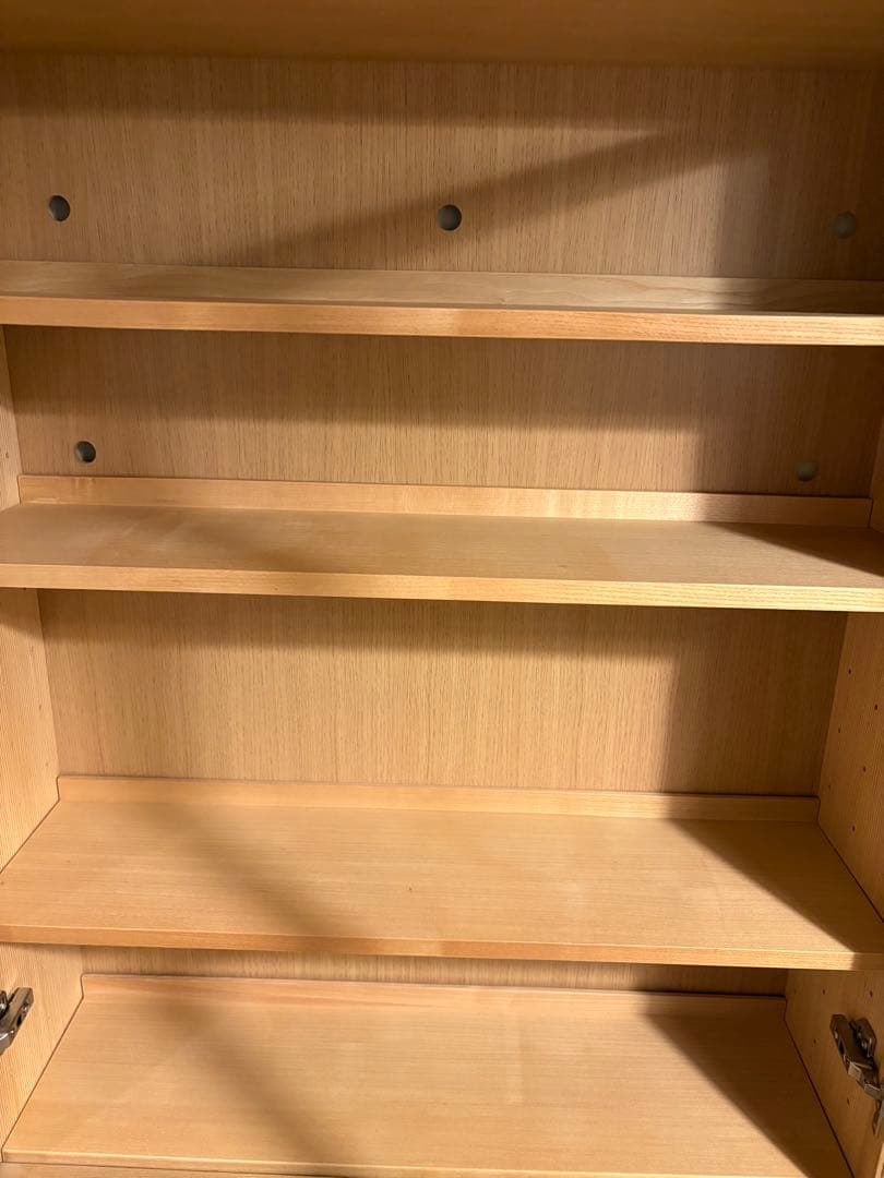 無印良品　組み合わせて使える木製収納　本棚　キャビネット　奥行約23cm