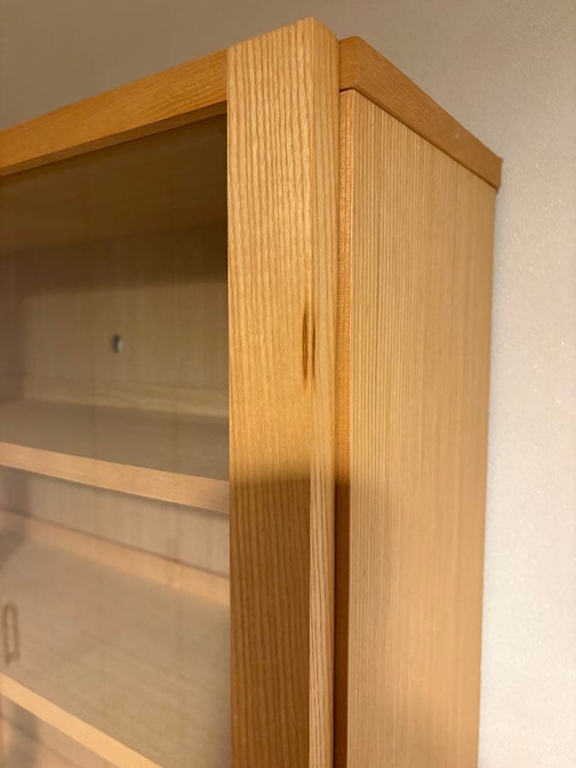 無印良品　組み合わせて使える木製収納　本棚　キャビネット　奥行約23cm