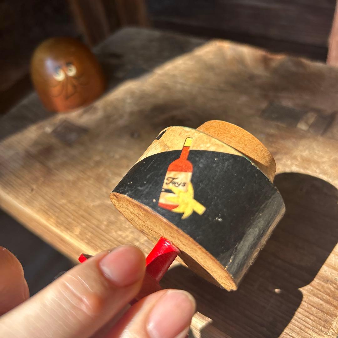 サントリー アンクルトリス 木製 爪楊枝入れ 昭和レトロ - メルカリ