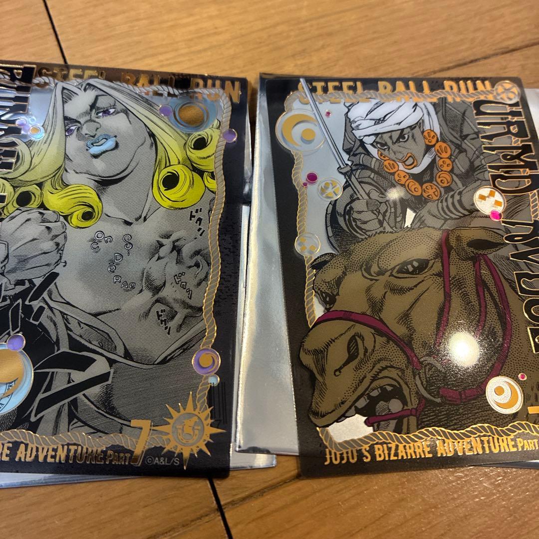 ジョジョキャラバン 箔押しクリアカード まとめ売り - メルカリ