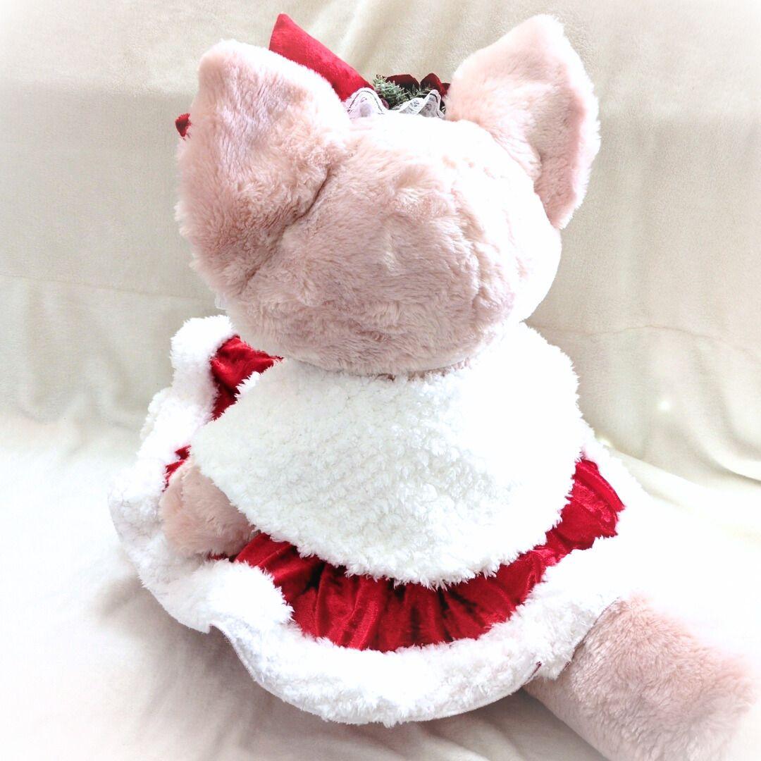 リーナベルМ　ステラルーМ　に着用可能クリスマスコスチューム　赤ベロア　1450