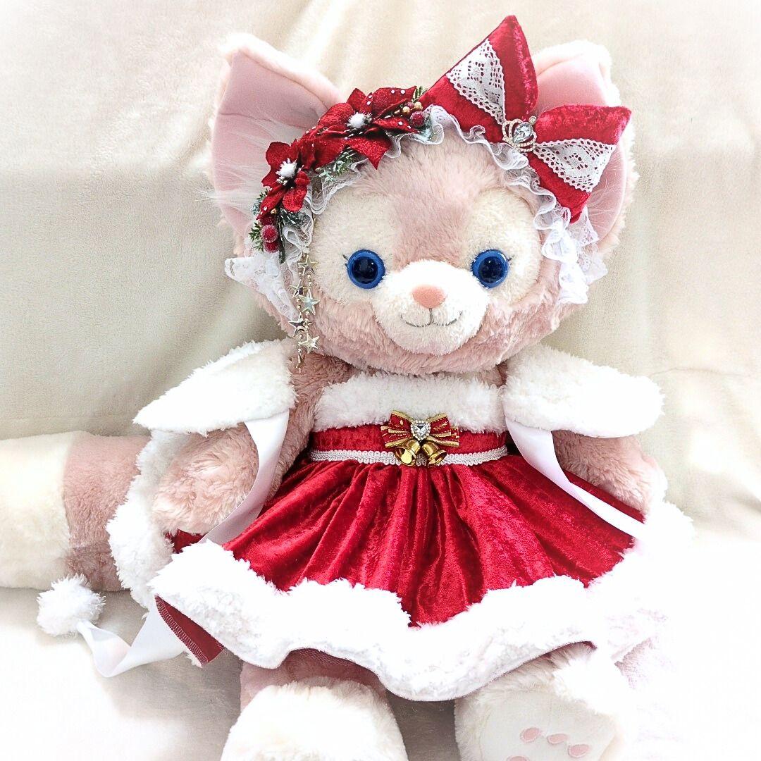 リーナベルМ　ステラルーМ　に着用可能クリスマスコスチューム　赤ベロア　1450