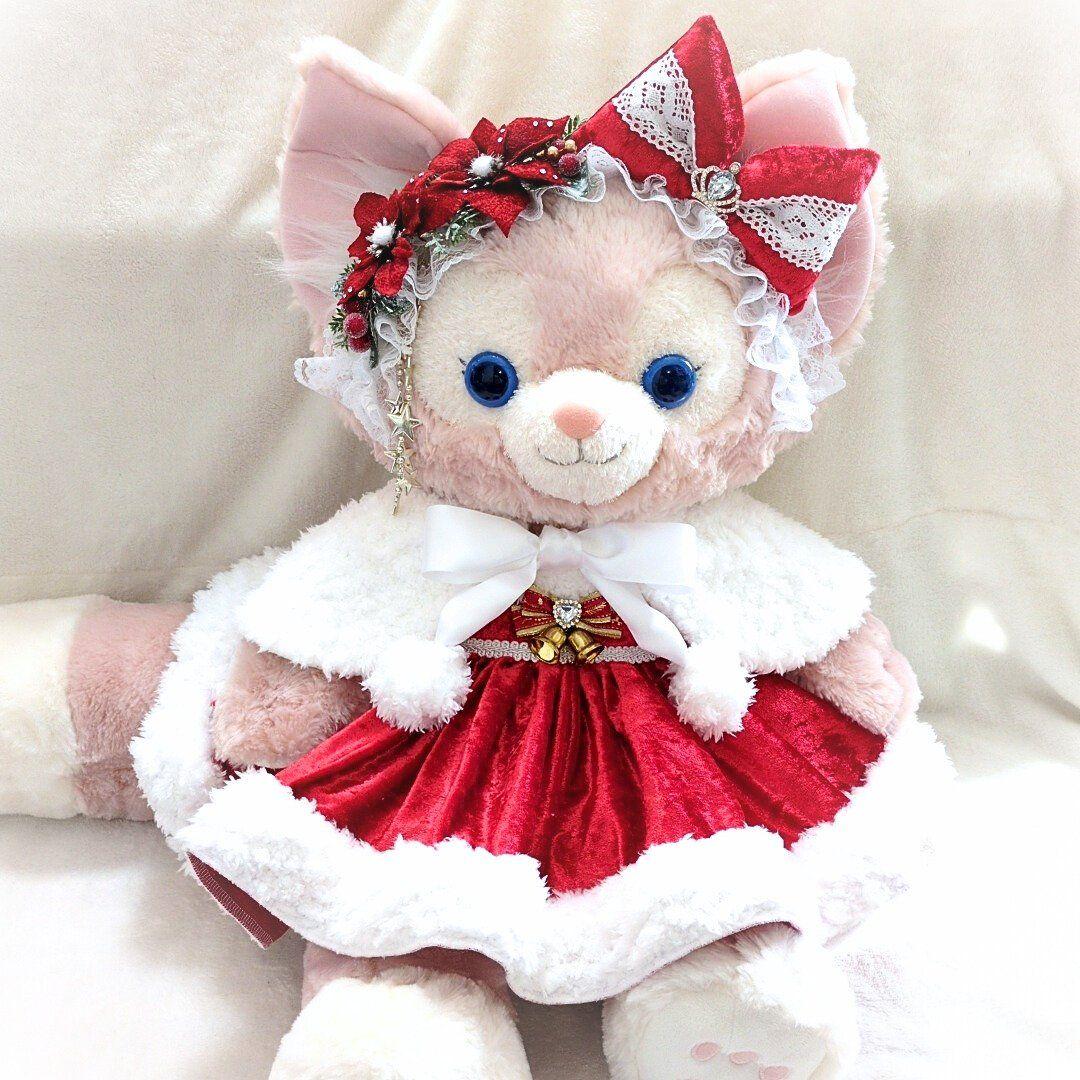 リーナベルМ　ステラルーМ　に着用可能クリスマスコスチューム　赤ベロア　1450