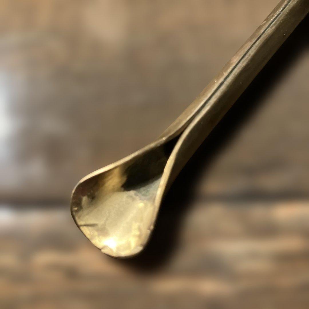 藤田永子　真鍮　スプーン・角トレイ・オーバルトレイ3点セット