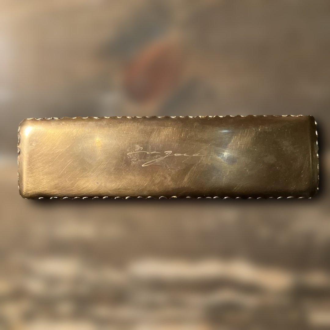 藤田永子　真鍮　スプーン・角トレイ・オーバルトレイ3点セット