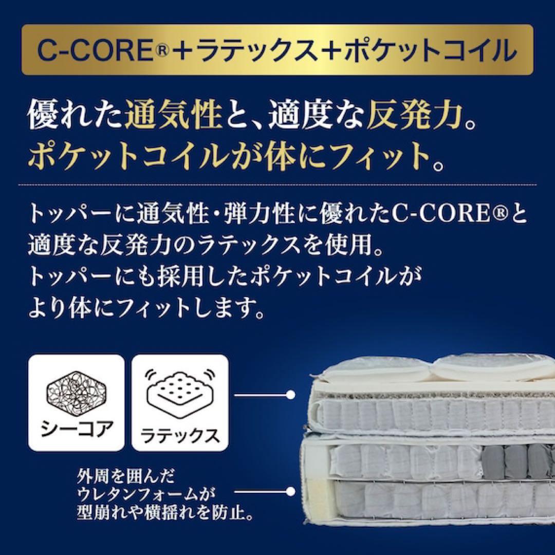 ニトリ シングルマットレス Nスリープラグジュアリー LH3