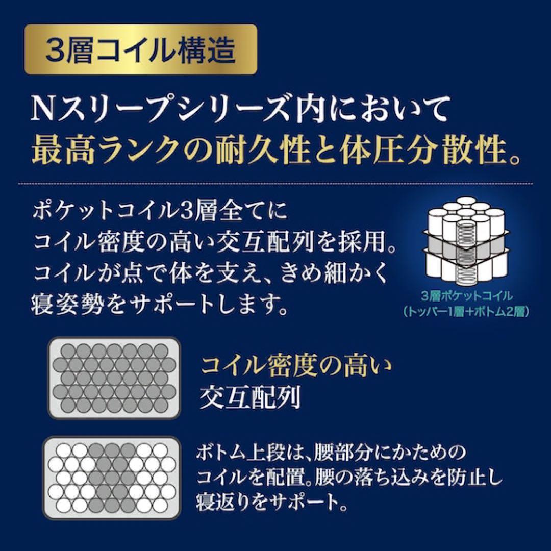 ニトリ シングルマットレス Nスリープラグジュアリー LH3