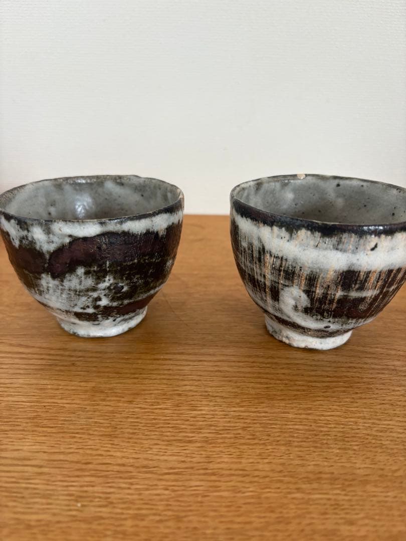 小野哲平さん　小皿2枚　カップ2客　銀継