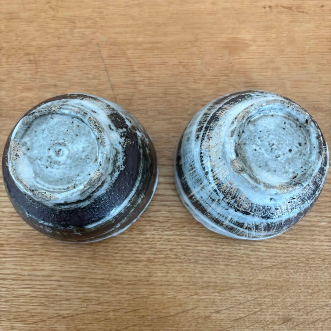 小野哲平さん　小皿2枚　カップ2客　銀継