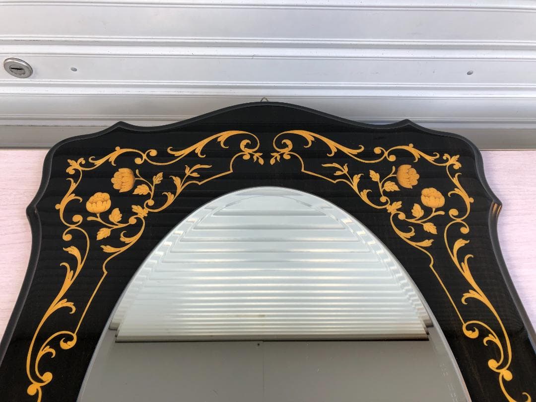 Demain ドマン 壁掛けミラー イタリーコレクション 象嵌細工 鏡