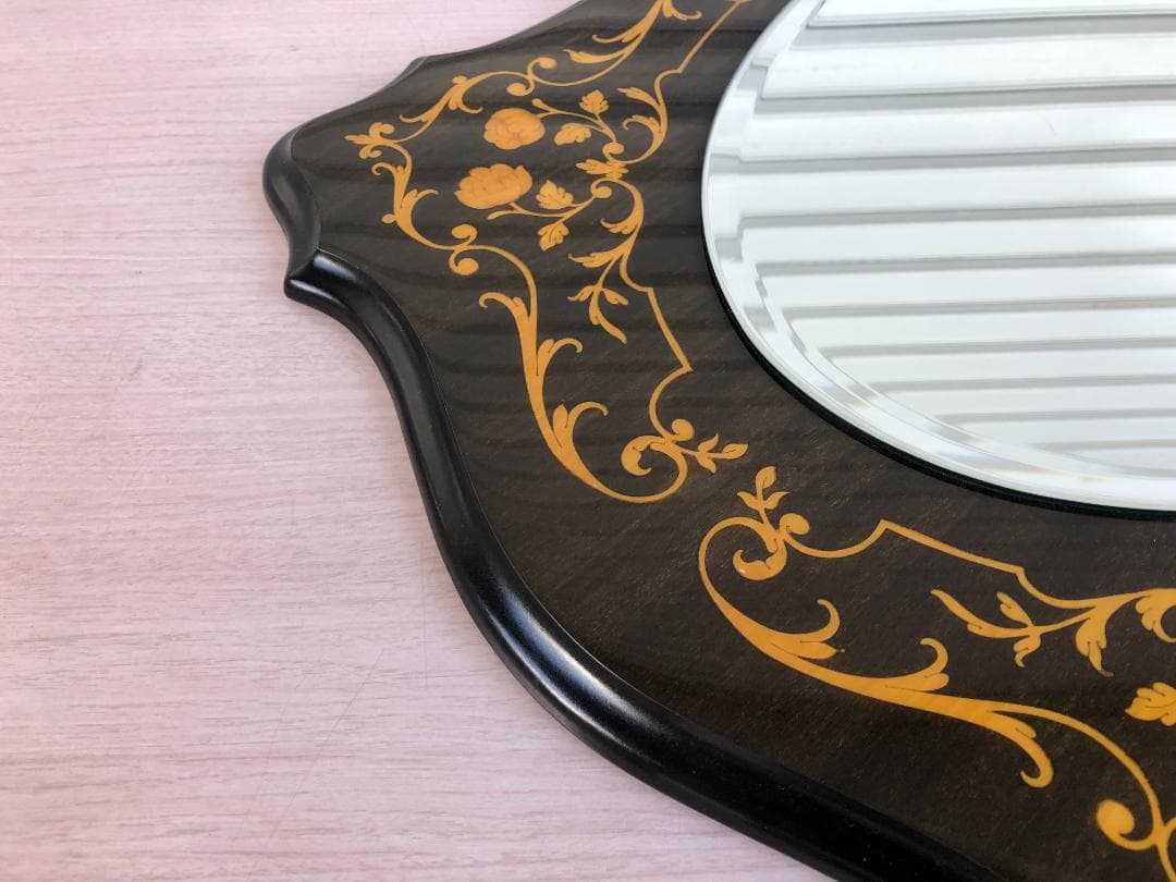 Demain ドマン 壁掛けミラー イタリーコレクション 象嵌細工 鏡