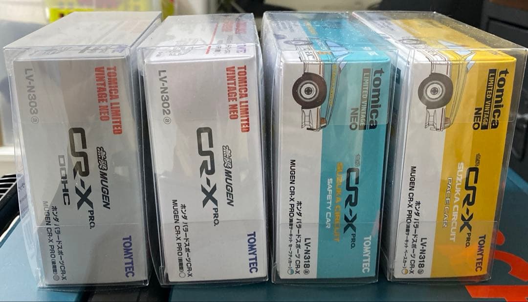 トミカリミテッドヴィンテージ 無限CR-X 4台セット