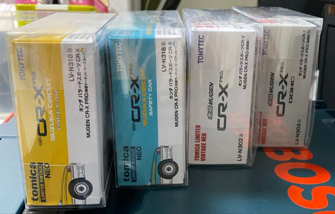 トミカリミテッドヴィンテージ 無限CR-X 4台セット