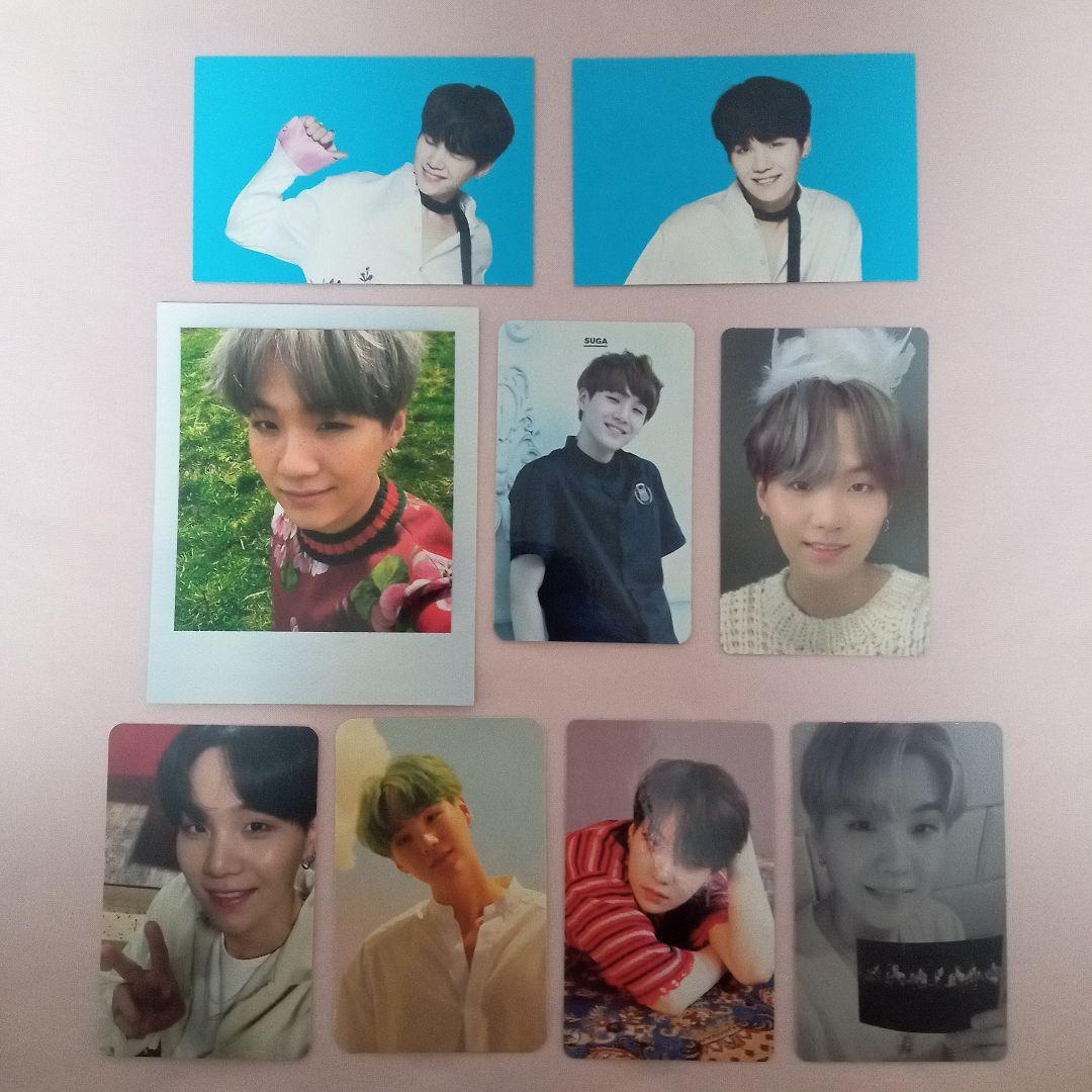 BTS SUGA ユンギ 公式 トレカ ミニフォト ポラロイド 9枚セット