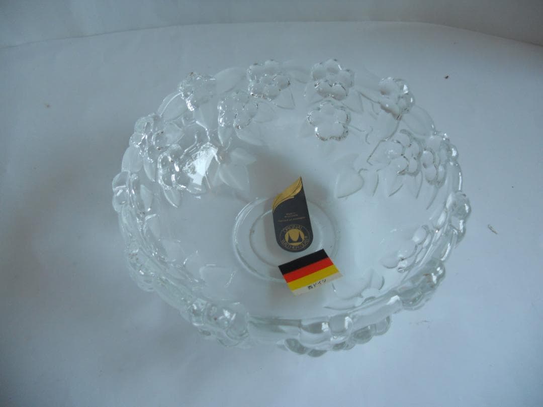 ドイツ Carmen クリスタルガラス ドイツ製 皿6客セット 新品 未使用