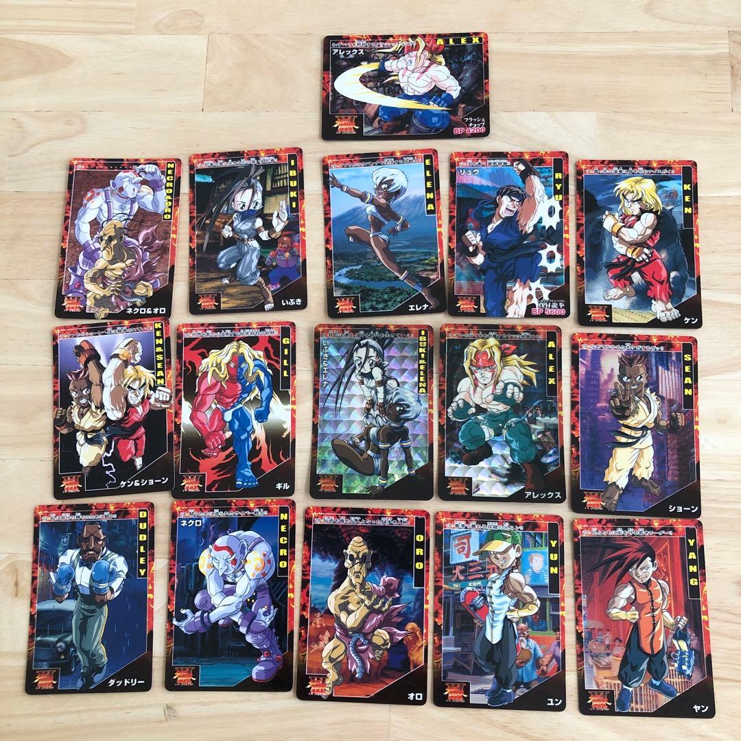 ストリートファイター3 カードダス キラ ノーマル16枚セット