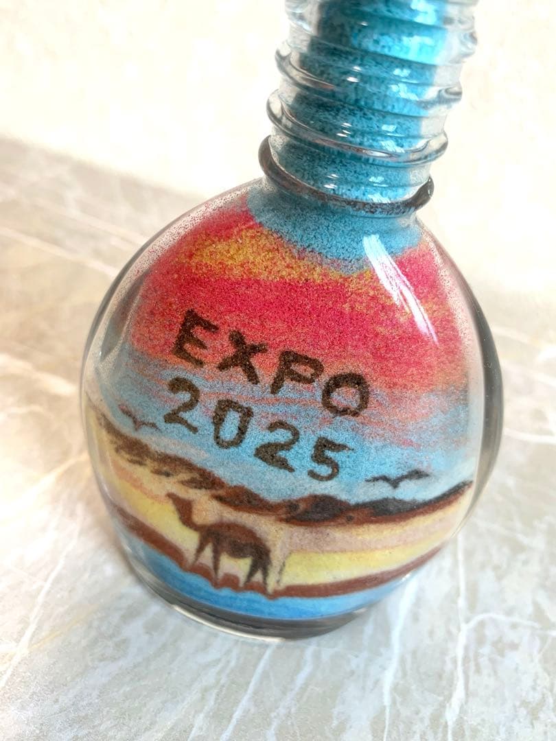 大阪万博 ヨルダンパビリオン　 サンドアート　大サイズ