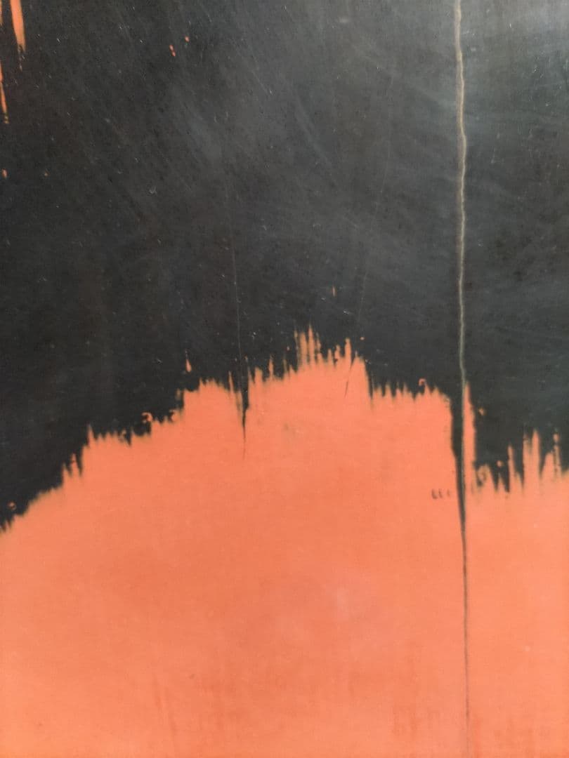 根来　折敷　盆　幅36.8四方　高2.8cm　酒器盆