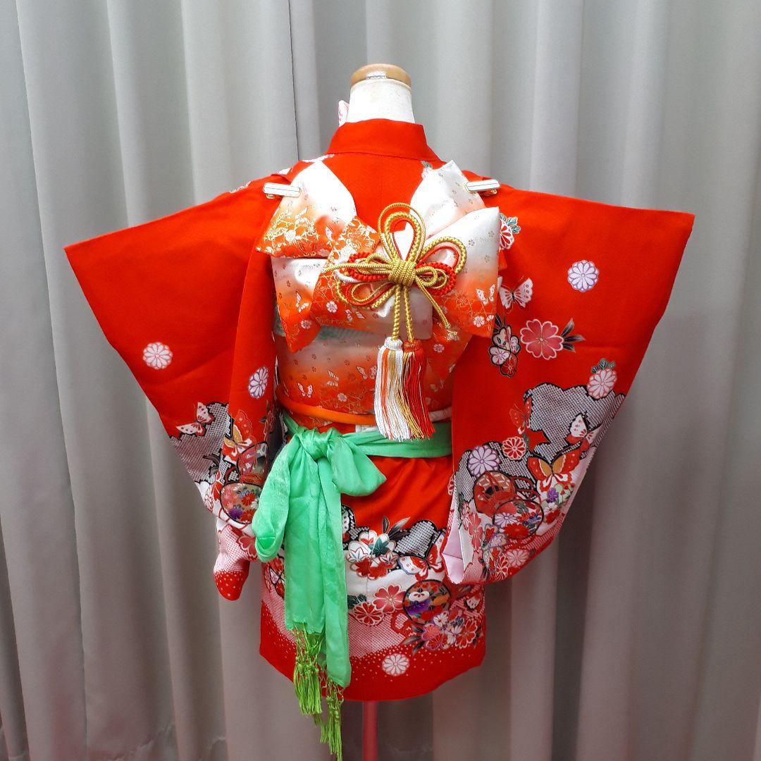 七五三 女の子　3歳　セット　着物　帯