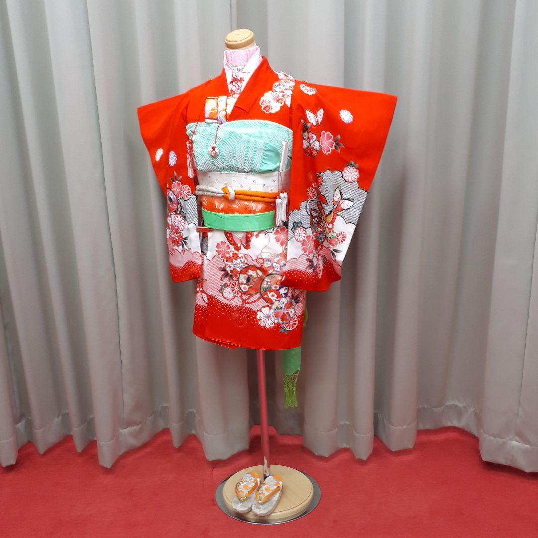 七五三 女の子　3歳　セット　着物　帯