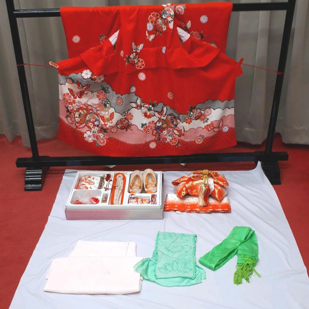 七五三 女の子　3歳　セット　着物　帯