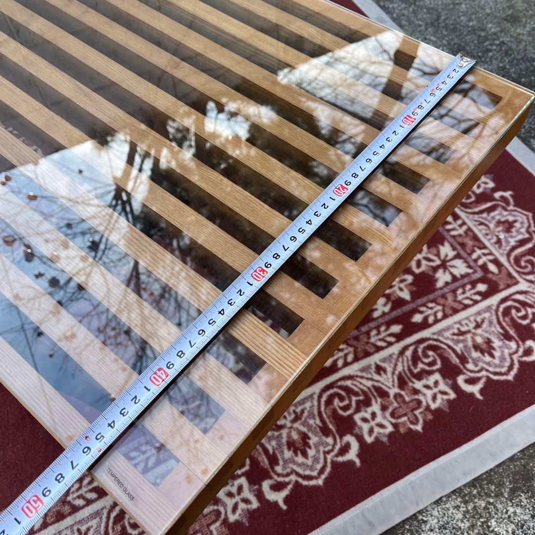 ジョージネルソン◼︎ プラットフォームベンチ リプロダクト品 強化ガラス天板付き