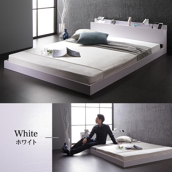 ベッド  ダブル ボンネルコイルマットレス付きds-2246151