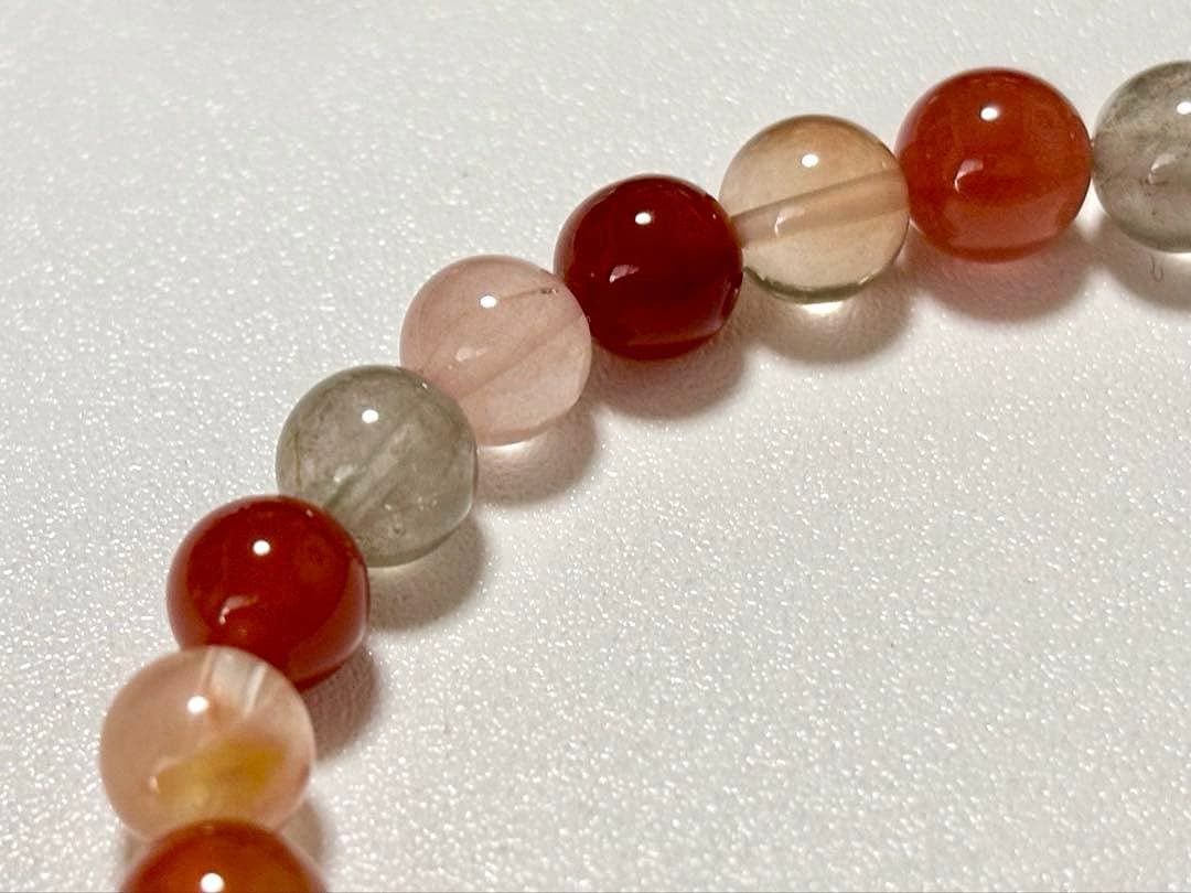 最高品質　超希少入手困難　ミックスラビットヘアルチルクォーツのブレス　7.8㎜