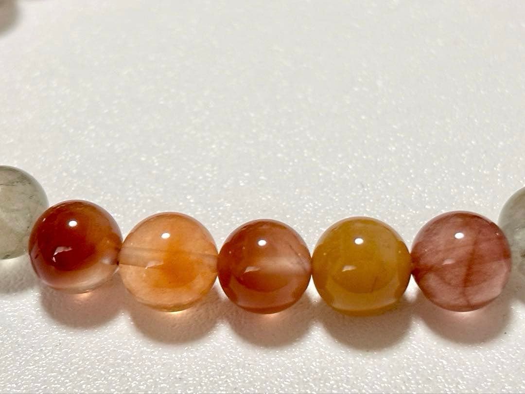 最高品質　超希少入手困難　ミックスラビットヘアルチルクォーツのブレス　7.8㎜