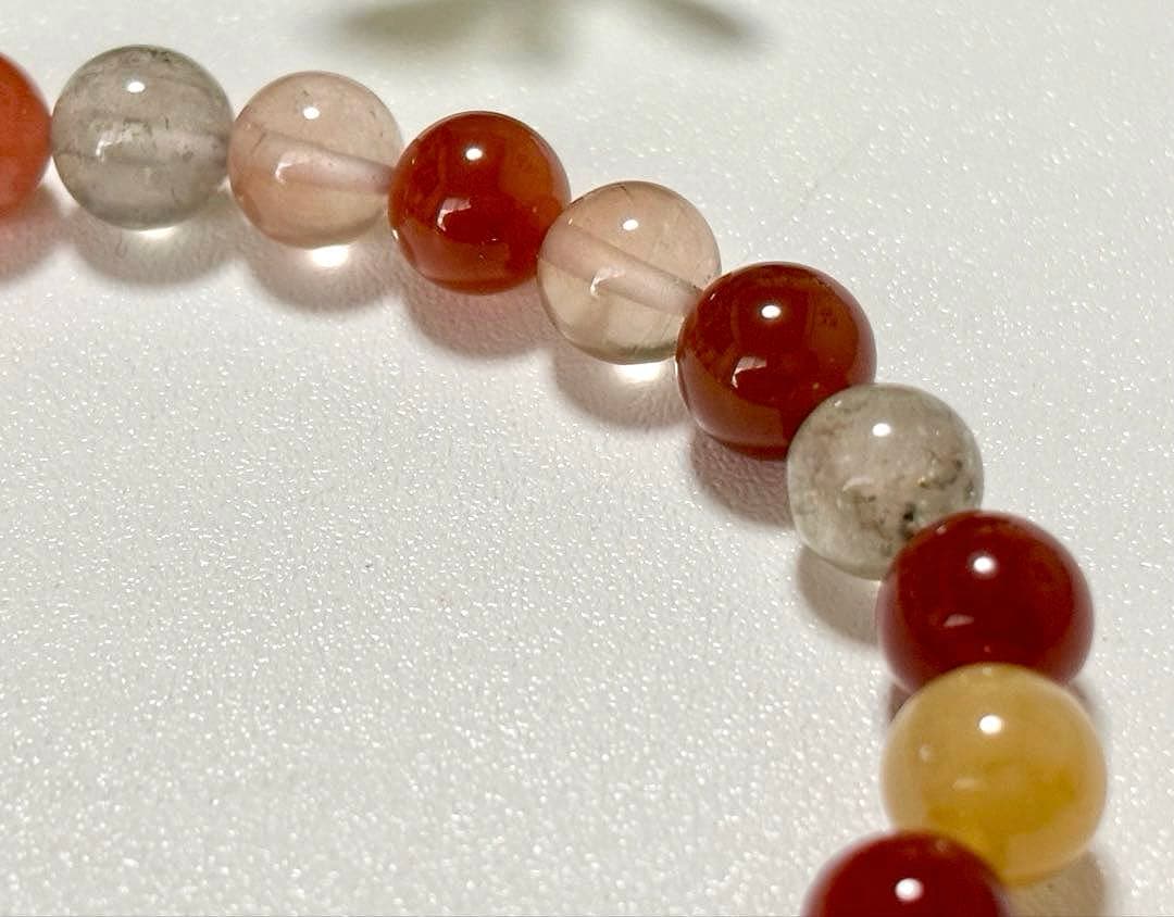 最高品質　超希少入手困難　ミックスラビットヘアルチルクォーツのブレス　7.8㎜