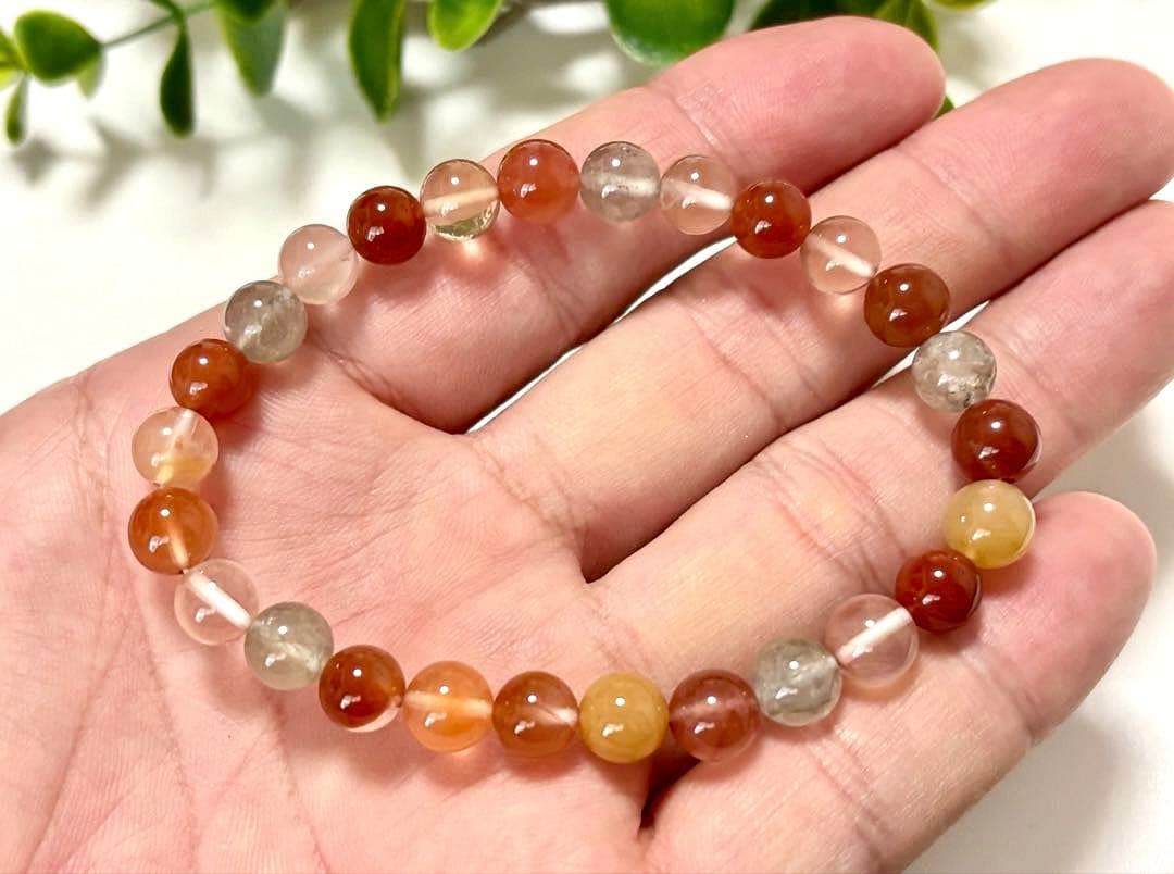 最高品質　超希少入手困難　ミックスラビットヘアルチルクォーツのブレス　7.8㎜