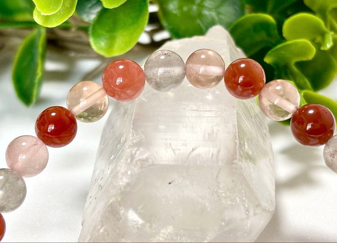 最高品質　超希少入手困難　ミックスラビットヘアルチルクォーツのブレス　7.8㎜