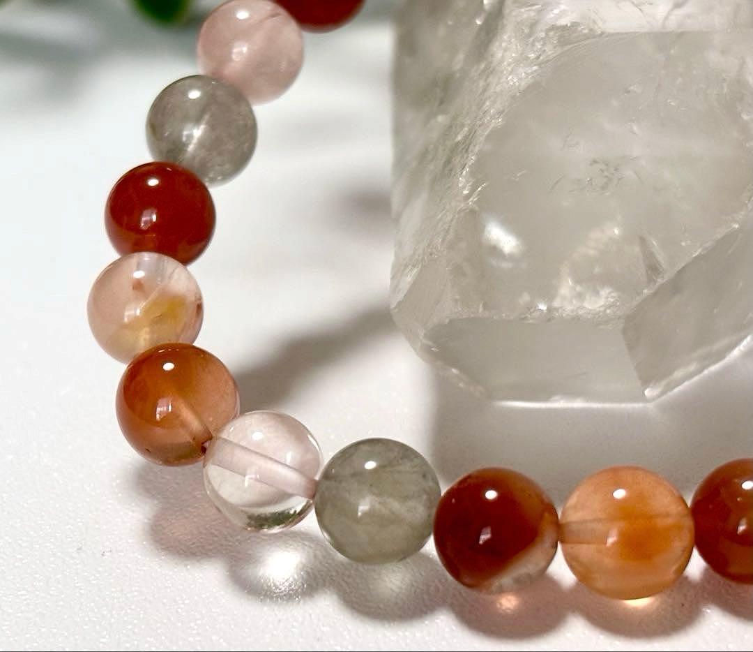 最高品質　超希少入手困難　ミックスラビットヘアルチルクォーツのブレス　7.8㎜