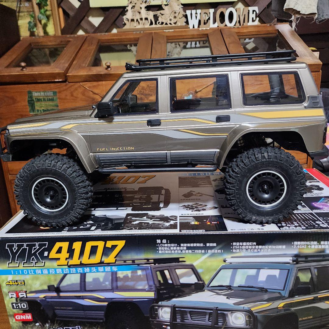 新型】YK4107 1/10スケール オフロードRCカー - メルカリ