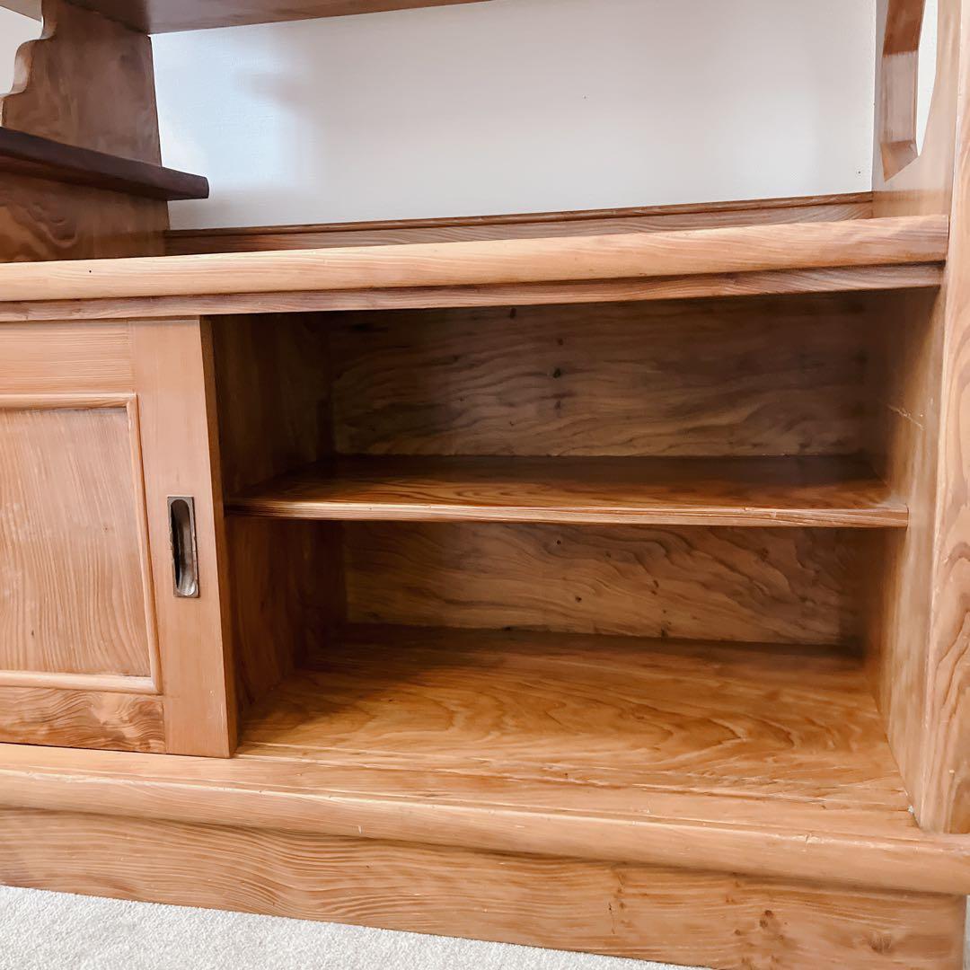 高級屋久杉　飾り棚　サイドボード　収納　インテリア　家具　アンティーク