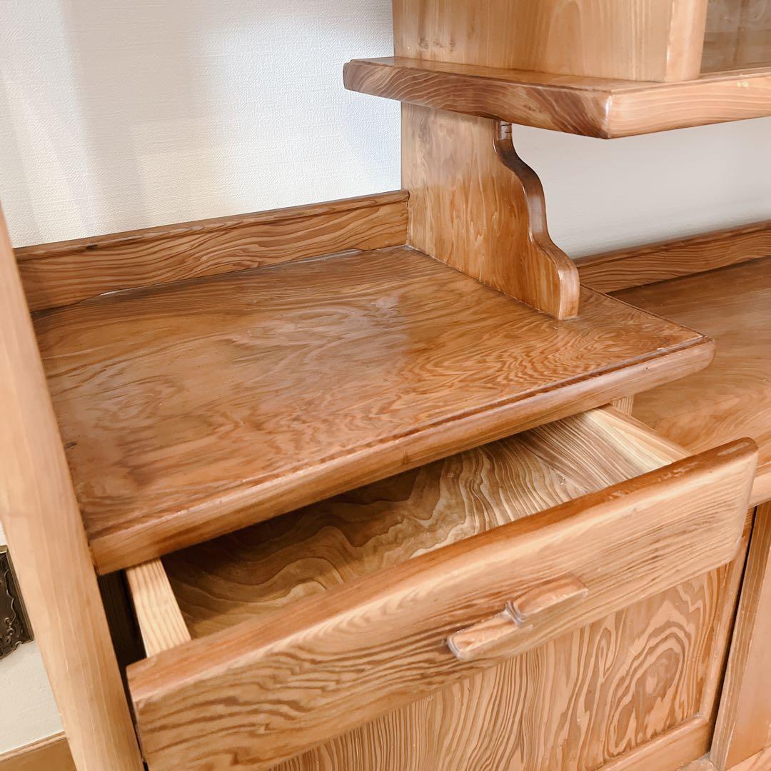 高級屋久杉　飾り棚　サイドボード　収納　インテリア　家具　アンティーク