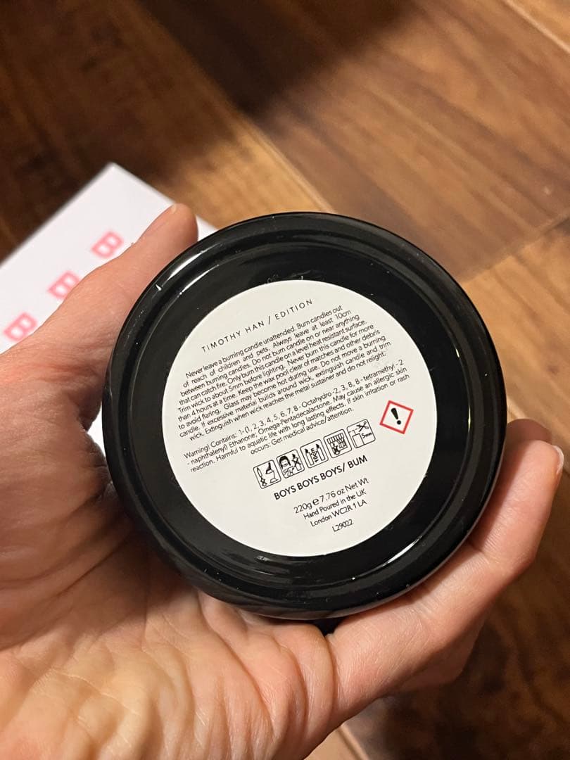 BOYS! BOYS! BOYS! キャンドル　TIMOTHY HAN