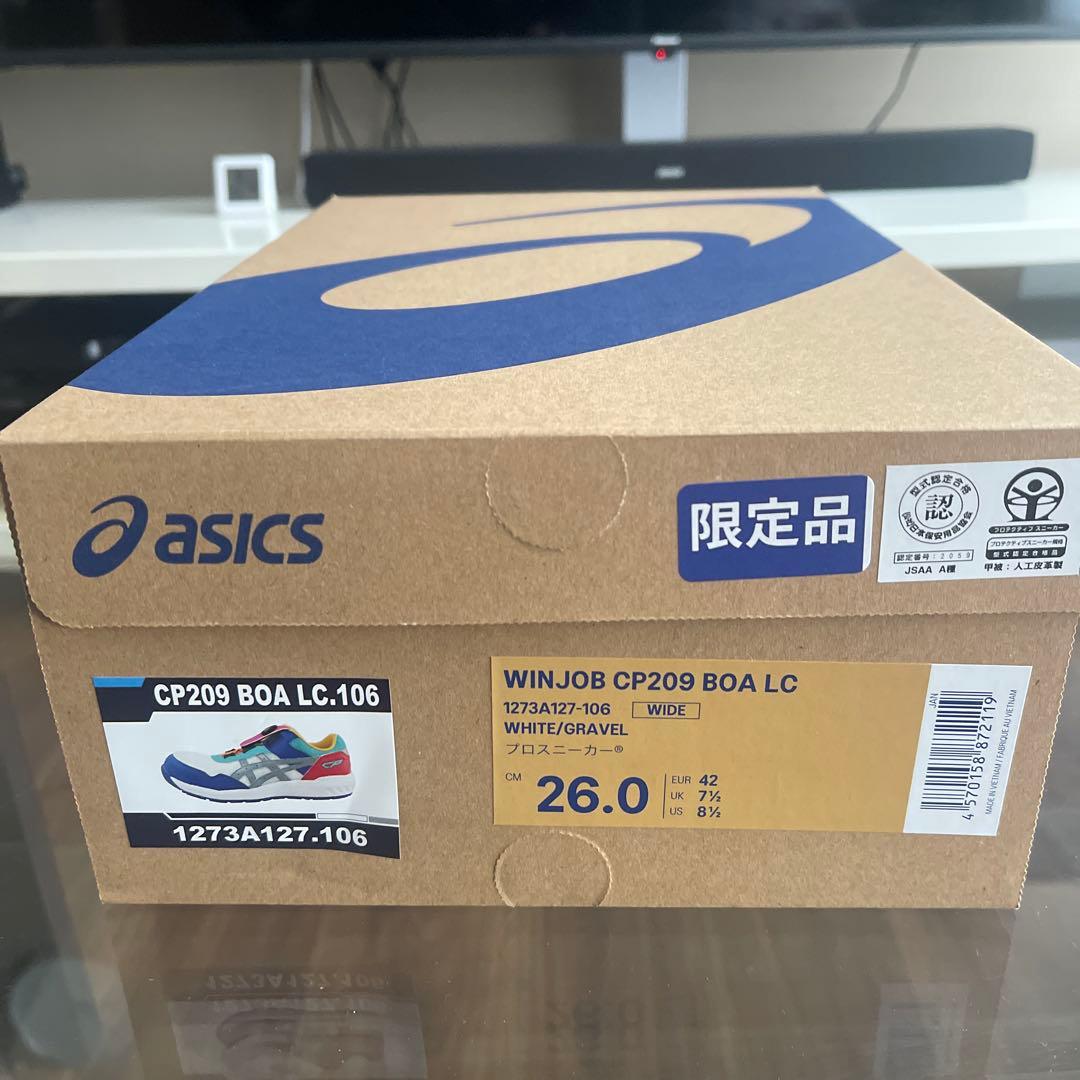限定色　新品ASICS WINJOB CP209 BOA LC.106 26cm