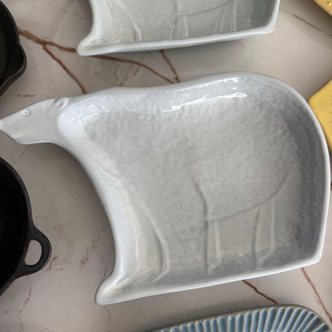 【よしざわ窯】しろくま レモン フライパン等9点