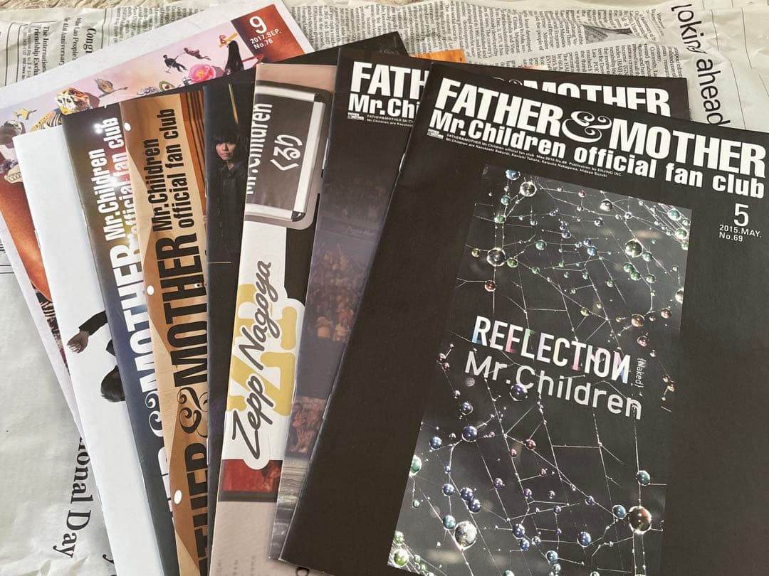 Mr.Children ファンクラブ会報誌FATHER&MOTHER 69-76 - メルカリ