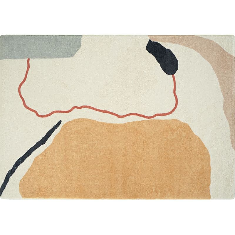 モダンなミニマリストのネットレッドカーペット北欧の厚い毛布