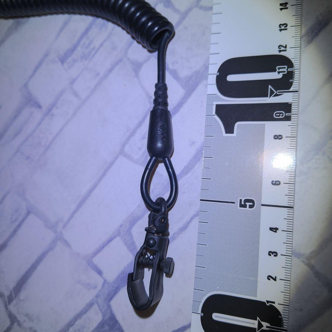 【新品未使用】警察 カールコード 拳銃 ランヤード 吊り紐 1個