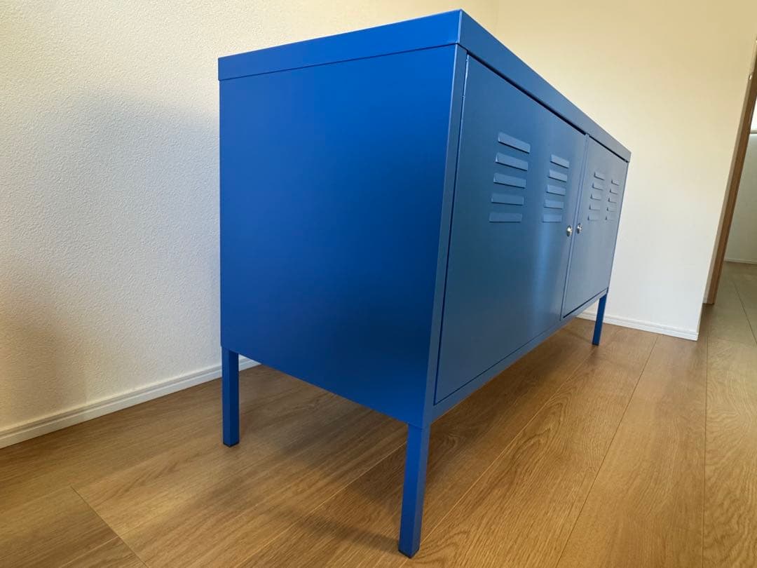 廃盤　IKEA PS キャビネット　青　ブルー