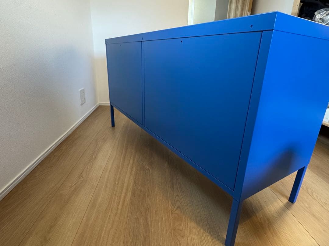 廃盤　IKEA PS キャビネット　青　ブルー